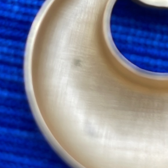 Vintage Monet Gold Plated Hoop Earrings - Picture 4 of 11